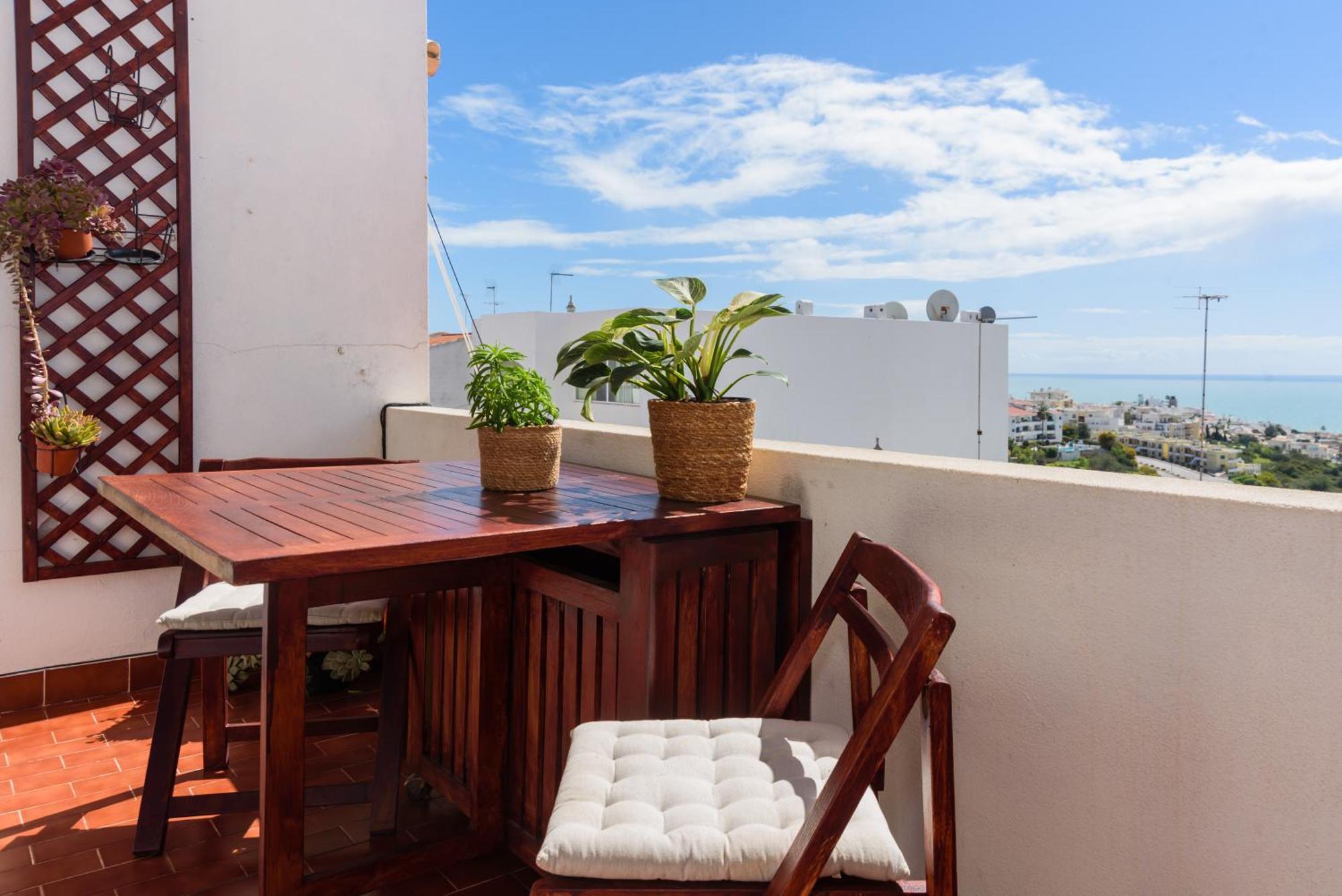 Hillside Studio With Sea View & Fibre Internet Albufeira Exterior foto